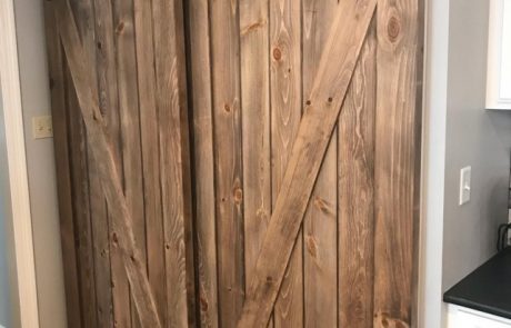 Handmade barn doors